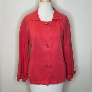 J. McLaughlin Women's Coral Swing Jacket Size M